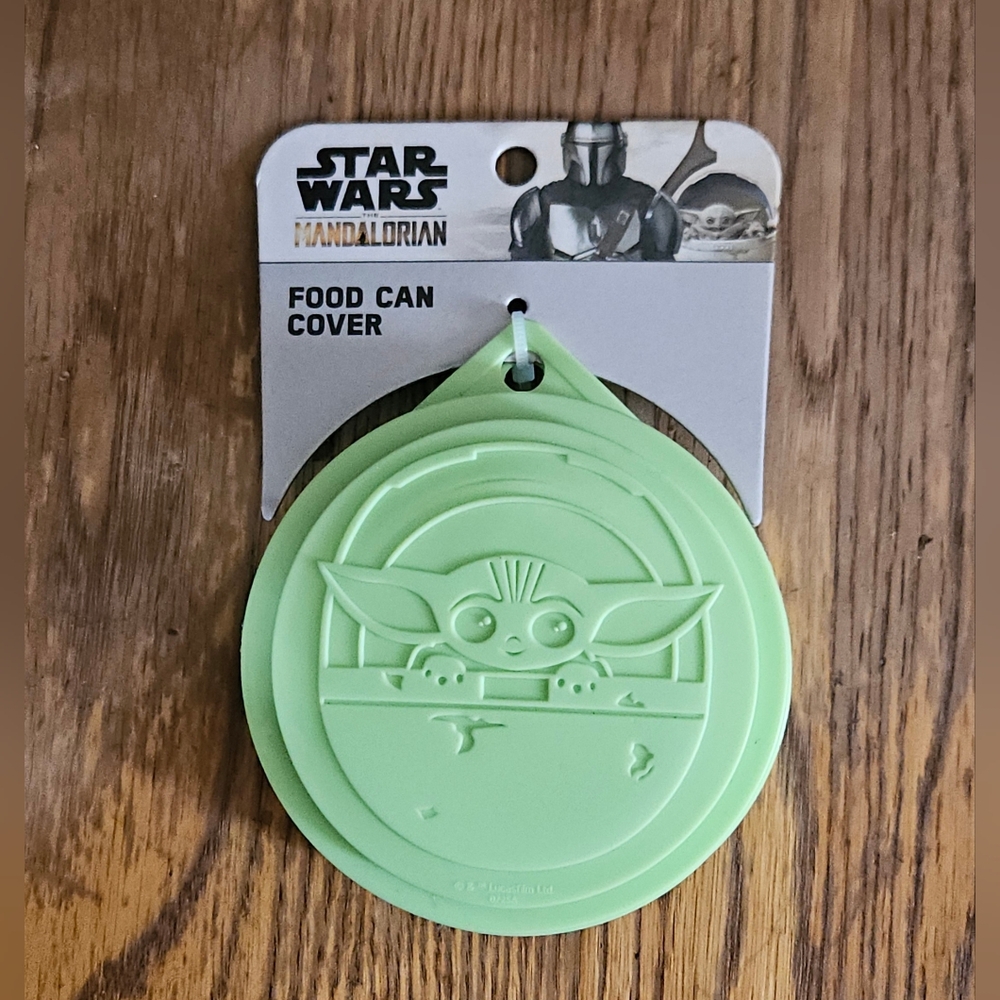 3pk Star Wars The Mandalorian Grogu Green Silicone Food Can Cover NWT